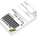 IVS ticket, label, parce